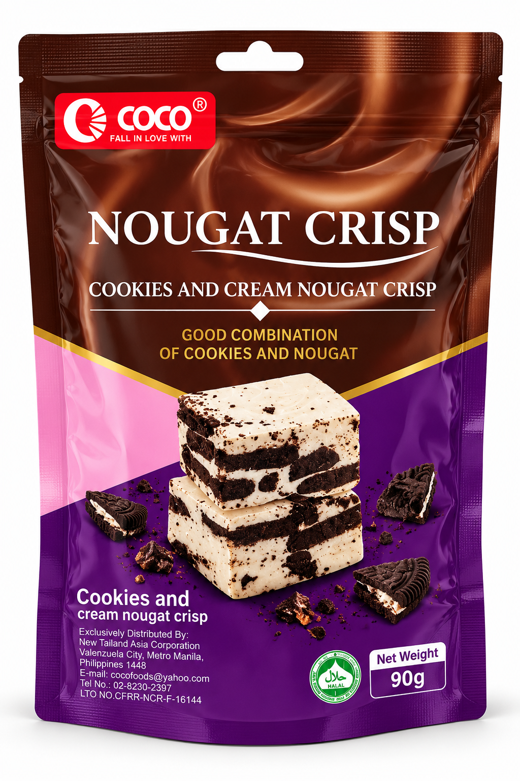 Coco Nougat Crisp Cookies n Cream 90g