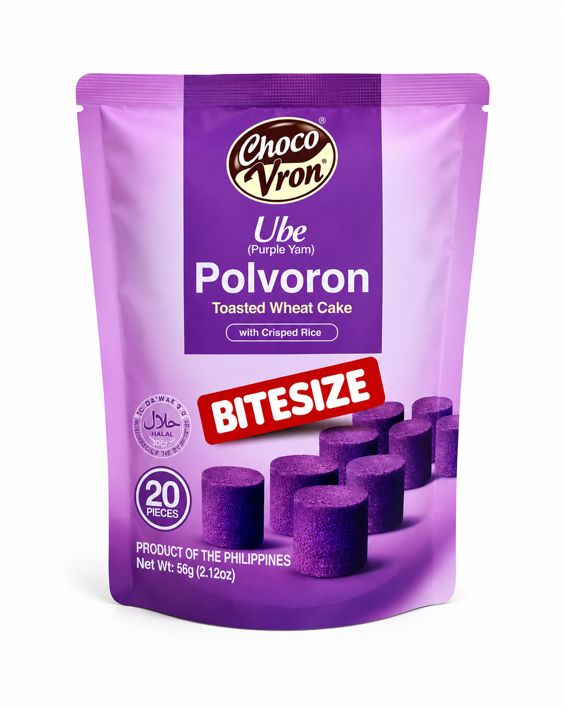 Chocovron Polvoron Ube 60g