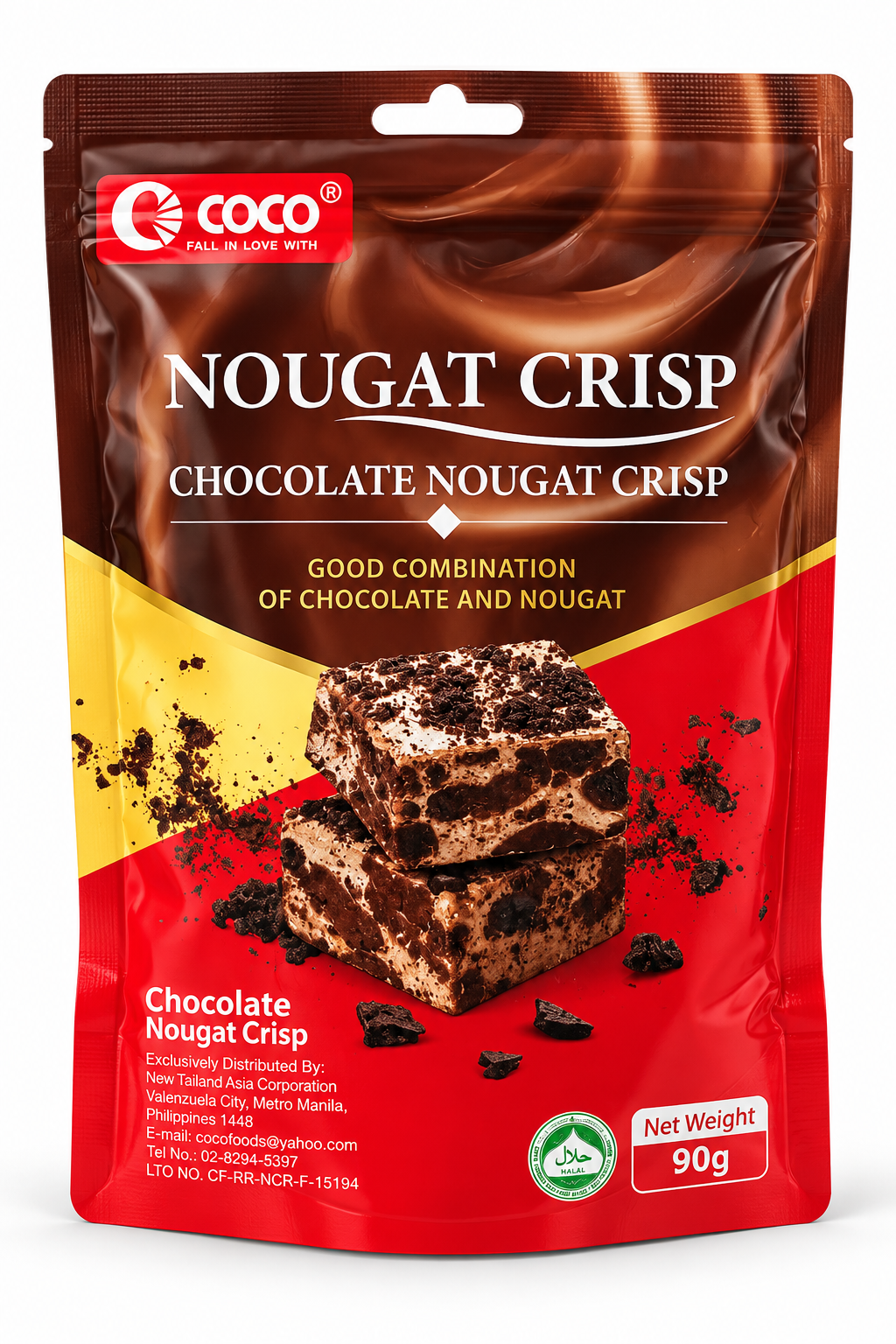 Coco Nougat Crisp Chocolate 90g