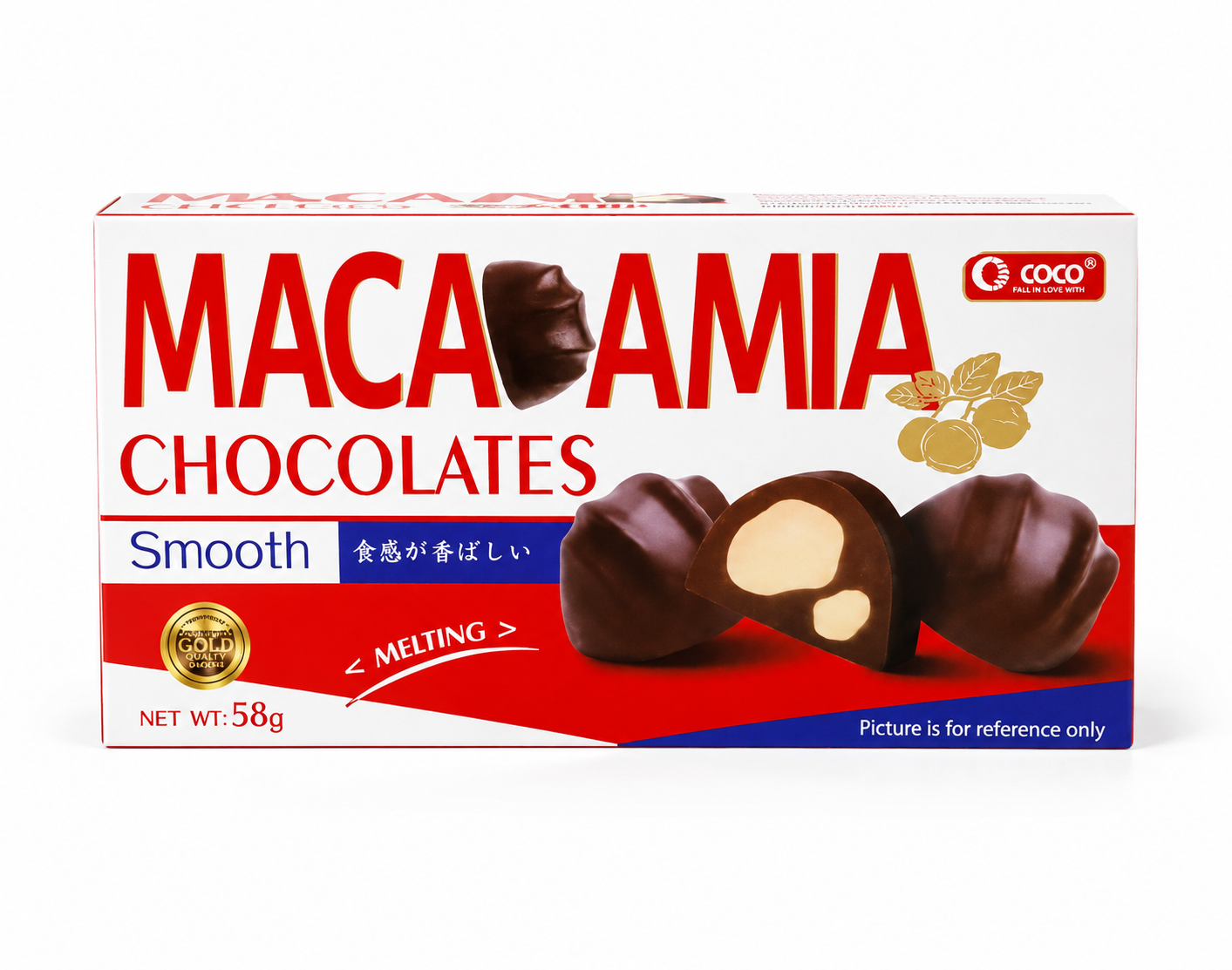 Coco Macadamia Chocolate 58g