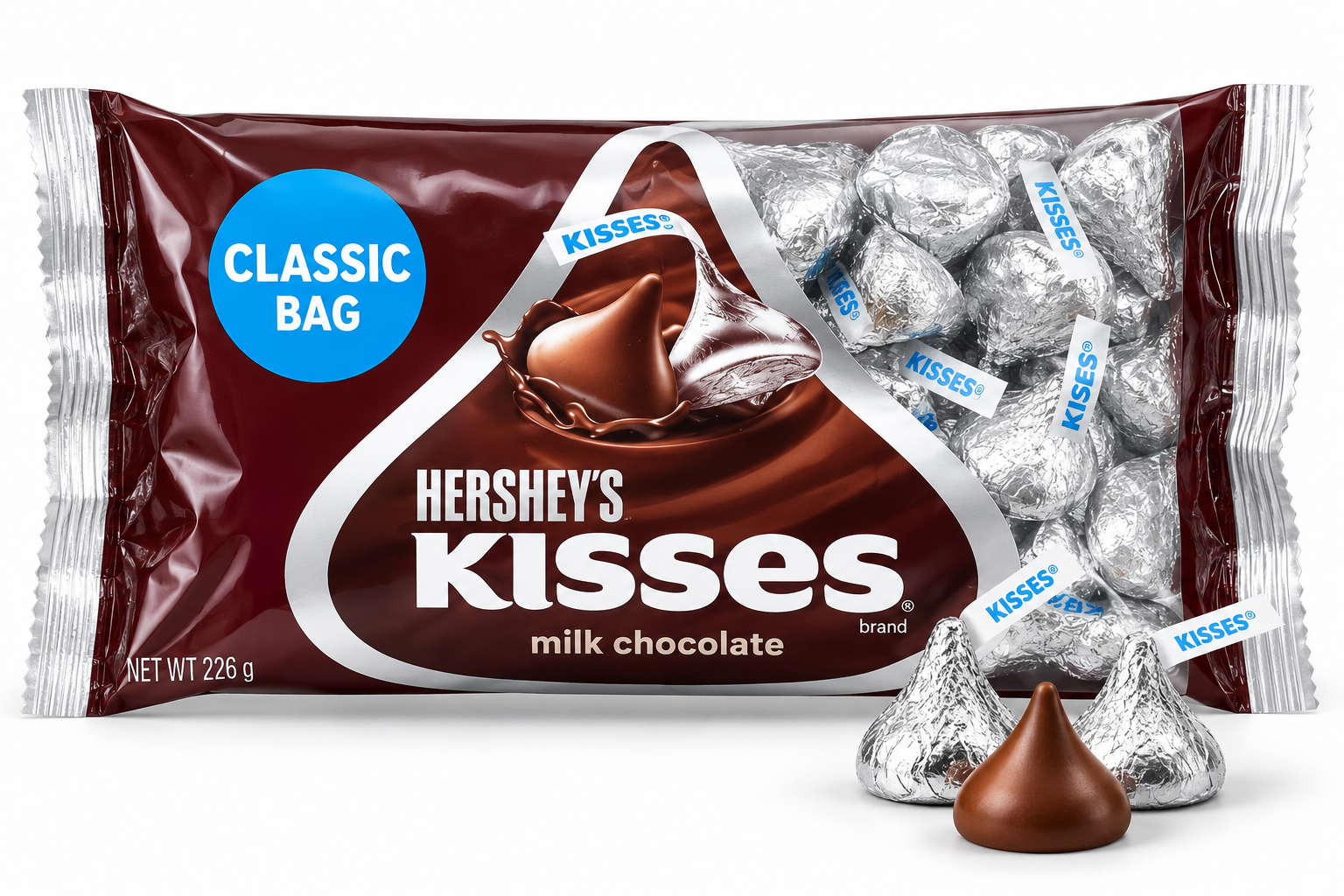 Kisses Milk Chocolate 226g